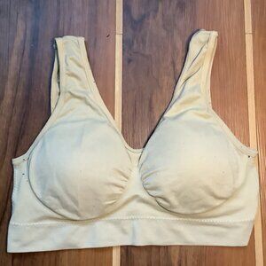 XXXL Nude Pullover Bra – Removable Pads, No Underwire